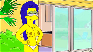 Marge Takes on Playboy Mansion Secrets in Springfield Seduction