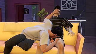 First Time 3D Gay Anal with Mysterious Stranger Turns Hot Wild