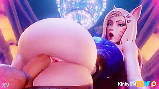 Ahri KDA Ignites Forbidden Lust in Fiery 3D Hentai Tryst