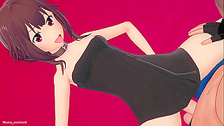 Megumins Seductive Dance Ignites Fiery Romance in Love Hotel Hideaway