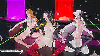 Boa Hancock Nami Spark Forbidden Desire with Hot Tryst - Full Color Henta i Madness