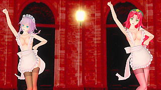 Touhou Queens Ignite Forbidden Desire in Sensual Dance DuelFantasy