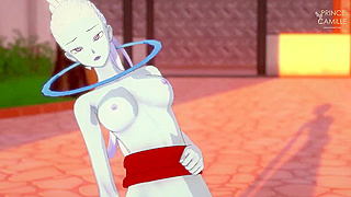 Bulma Videls Hot Tryst Interrupted by Youthful Rivals and Vados Sweet Temptation