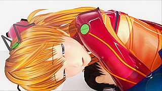 Asuka Tempts Shinji in Sultry Evangelion 3D Tryst – Part One