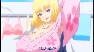 Busty Blonde Hentai Babe Impaled on Massive Dick in Shemale Delight
