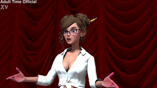 College Coeds Double Penetrated in Steamy Theatre Lust Fest
