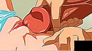 Luscious Hentai Vixen Enjoys Double Penetration in Hot Anal Action