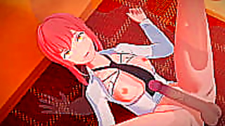 Makima Begs for Forbidden Lust in Sizzling Lesbian Hentai Encounter