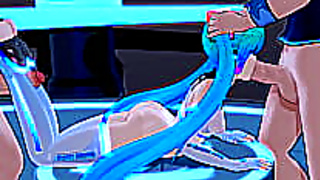 Miku Pleasures Fan with Sultry Blowjob in Hot Virtual Reality Fantasy