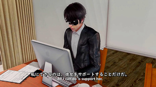 Busty Anime Vixen Tempts Lover in Hot BDSM Fantasy Encounter