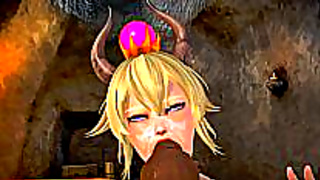Princess Takes Bowser for a Wild Magical Ride Full of Sensual Thrills