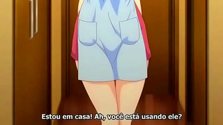 Luscious Anime Babe Takes Torrential Creampie in Every Hole