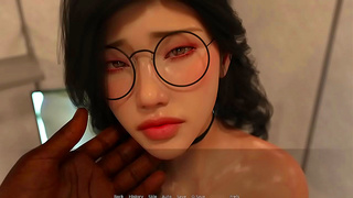 Masked Lovers Burning Desire Ignites in Sultry Retro Hentai Tryst