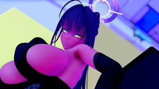 Delva Moans Loudly Taking Massive Dick While Big Boobs Jiggle Wildly in Hot Hentai Sex