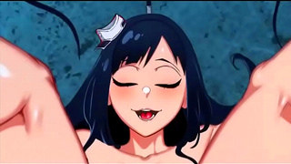 Curvy MILF Thirsts for Cartoon Pleasure – Gushing Orgasm Explosion