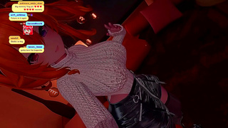 Twin-Tailed Goddess Rides Me Hard to a Creampied Hentai High
