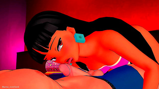 Sapphire Seductress Enjoys Slow-Burn Missionary Lovemaking – Anime Heat