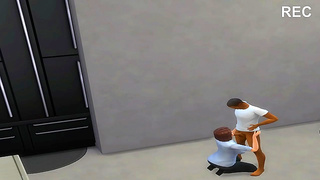 Anime Beauty Seduces Lover in Wild Game Night Encounter