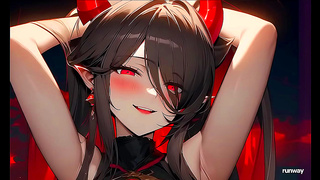 Passionate Anime Couple Explores Fiery Desire in steamy Fantastical Encounter