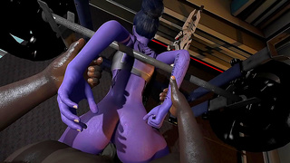 Lucy Cries Out in Pleasure During Wild Fantasy Animation Ride