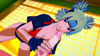 Goddess Tames Eager Anime Hunk with Sensual Domination Teasing Control