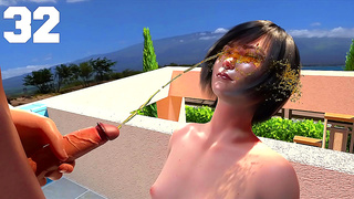 Blonde Teen Seduces Older Man with Wild Night of Passion in Lust City