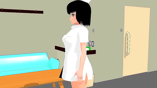Milf Boss Tempted by Huge Dick in Hot Hentai Creampie Encounter