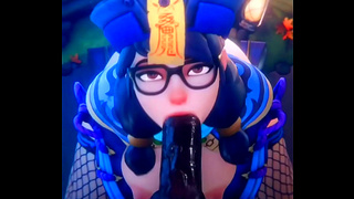 Luscious Animated Vixen Rides Hard Dick with Sensual Blowjobs Steamy Finale
