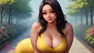 busty futanari takes control in steamy vr fantasy ride harem action 65– including